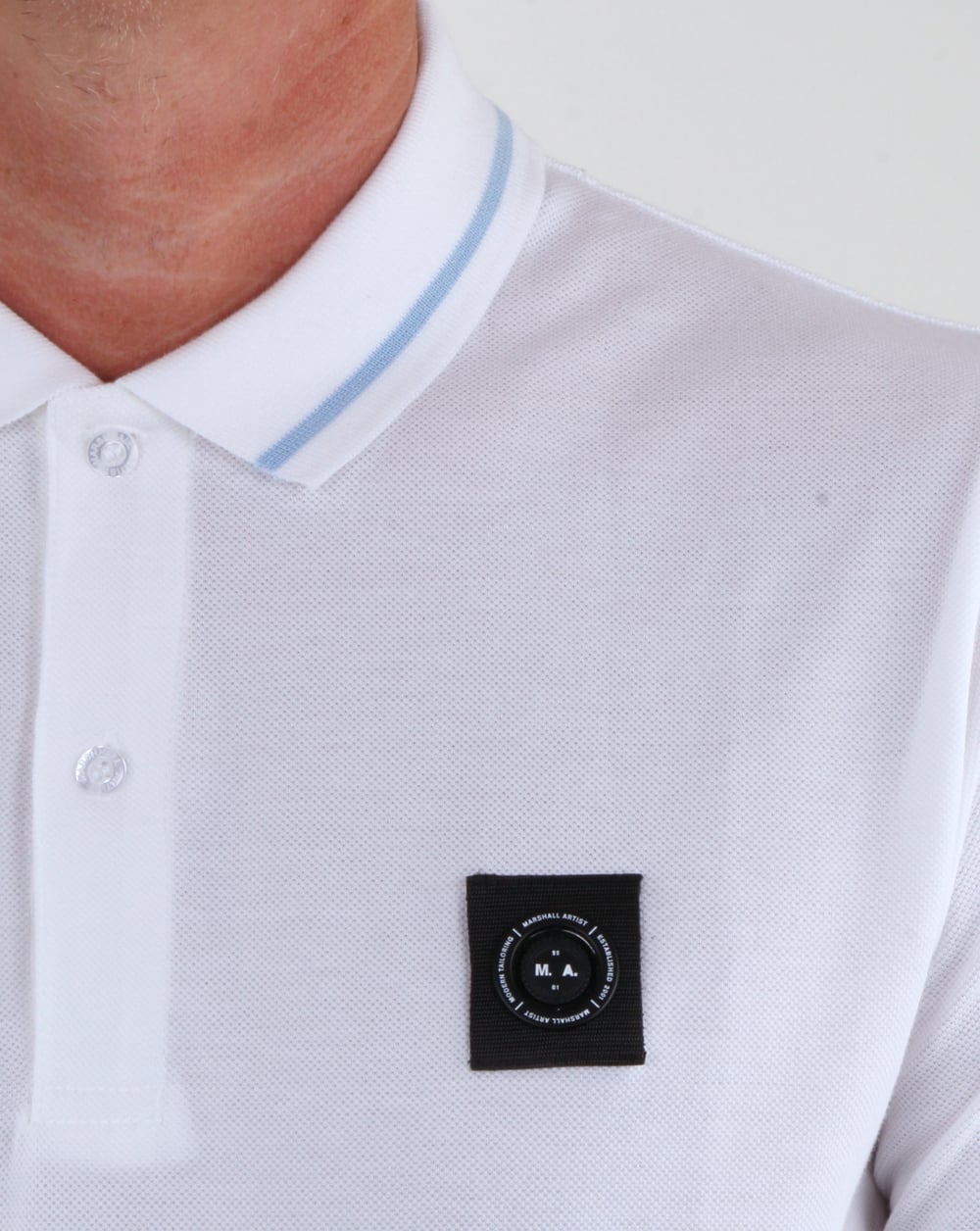 Marshall Artist Siren Poloshirt Weiß