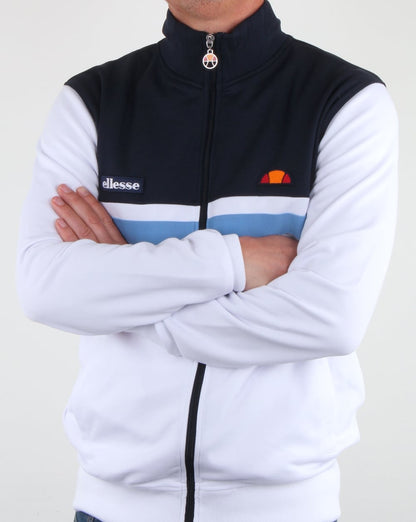 Ellesse Trasimeno II Trainingsjacke Weiß/Marineblau