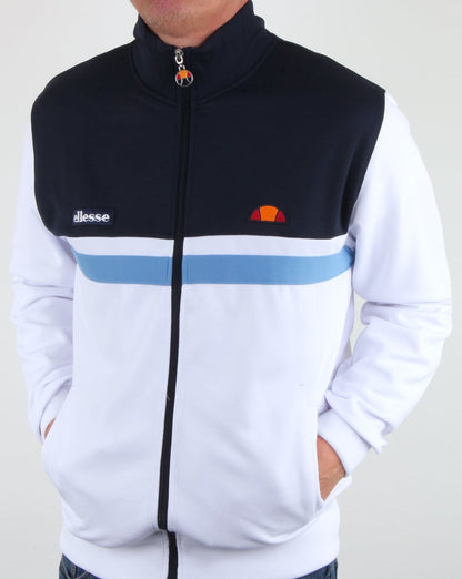 Ellesse Trasimeno II Trainingsjacke Weiß/Marineblau