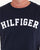 Tommy Hilfiger Text Logo T Shirt Navy