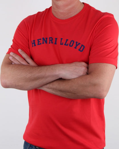 Henri Lloyd Ragian T-Shirt Kardinalrot