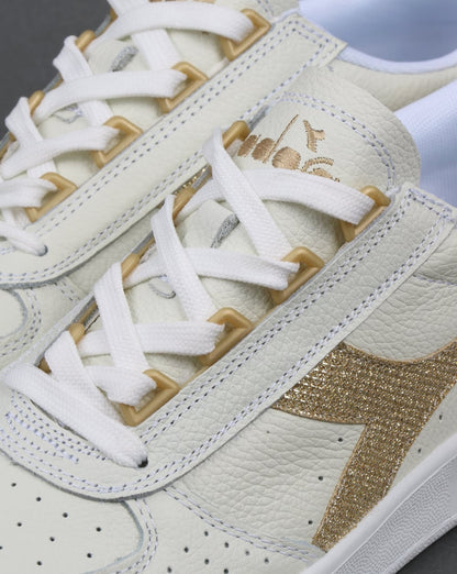 Diadora B. Elite Damen Sneaker Weiß/Gold