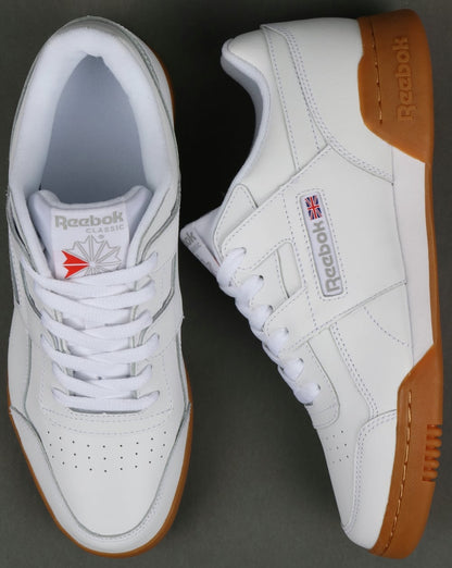 Reebok Workout Plus Turnschuhe Weiß/Carbon/Gummi