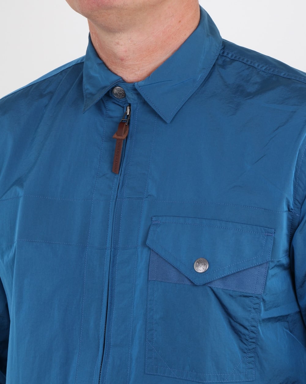 Pretty Green Kaiser Zip Jacket Blue