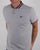 Fila Vintage Skipper Polo Shirt Light Grey Marl