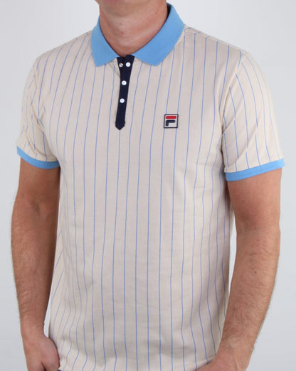 Fila Vintage Bb1 Poloshirt Creme