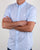 Pretty Green Hendry Gingham Short Sleeve Shirt Blue