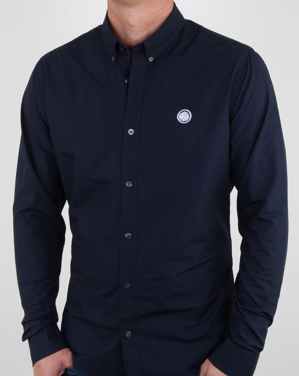 Pretty Green Hemd Marineblau
