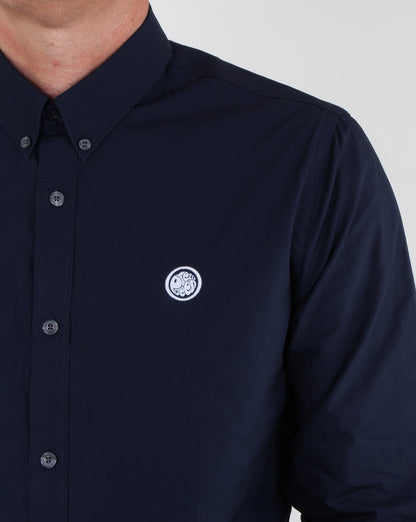 Pretty Green Hemd Marineblau