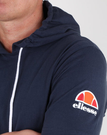 Ellesse – T-Shirt mit Kapuze, Marineblau