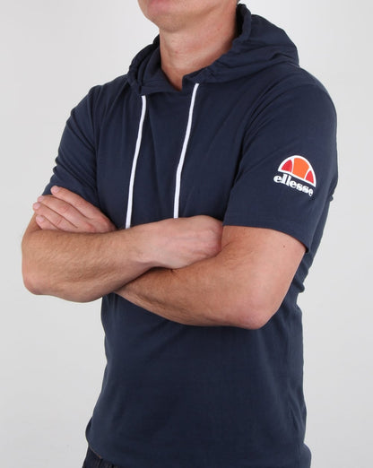 Ellesse – T-Shirt mit Kapuze, Marineblau