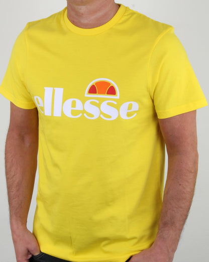 Ellesse – Magliore – Logo-T-Shirt in leuchtendem Gelb