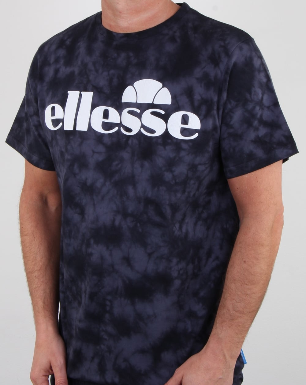 Ellesse – Auria – Tie-Dye-T-Shirt in indischer Tinte