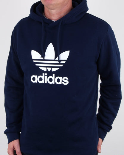 Adidas Originals Trefoil Hoody Marineblau
