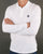 Pretty Green Hartford Long Sleeve Polo Shirt White