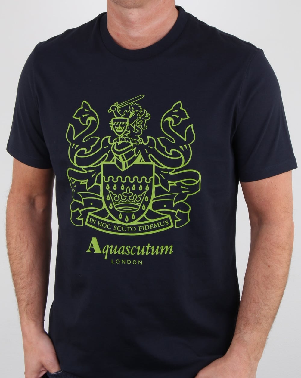 Aquascutum Aldis Wappen T-Shirt Marineblau