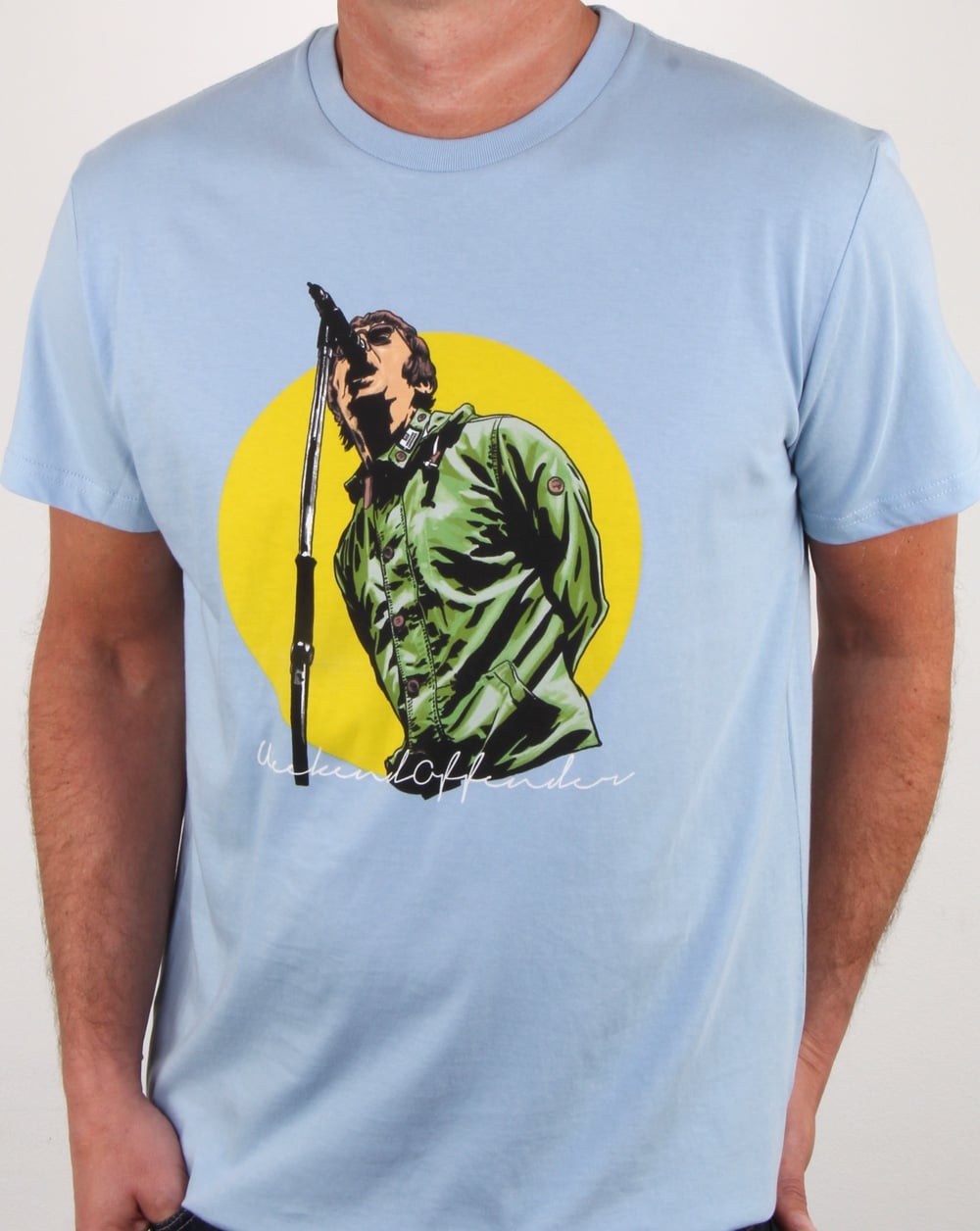 Weekend Offender Liam T Shirt Sky