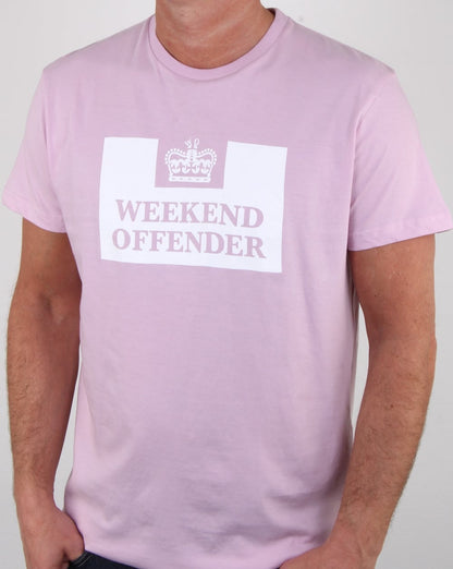Weekend Offender Prison T-Shirt Lila