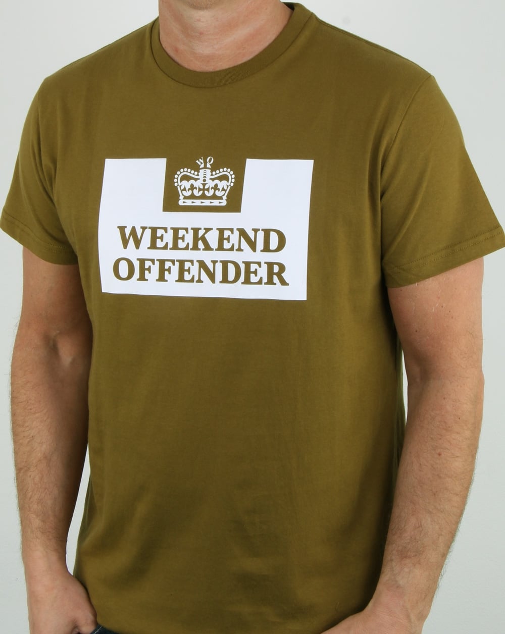 Weekend Offender Prison T-Shirt Oliv