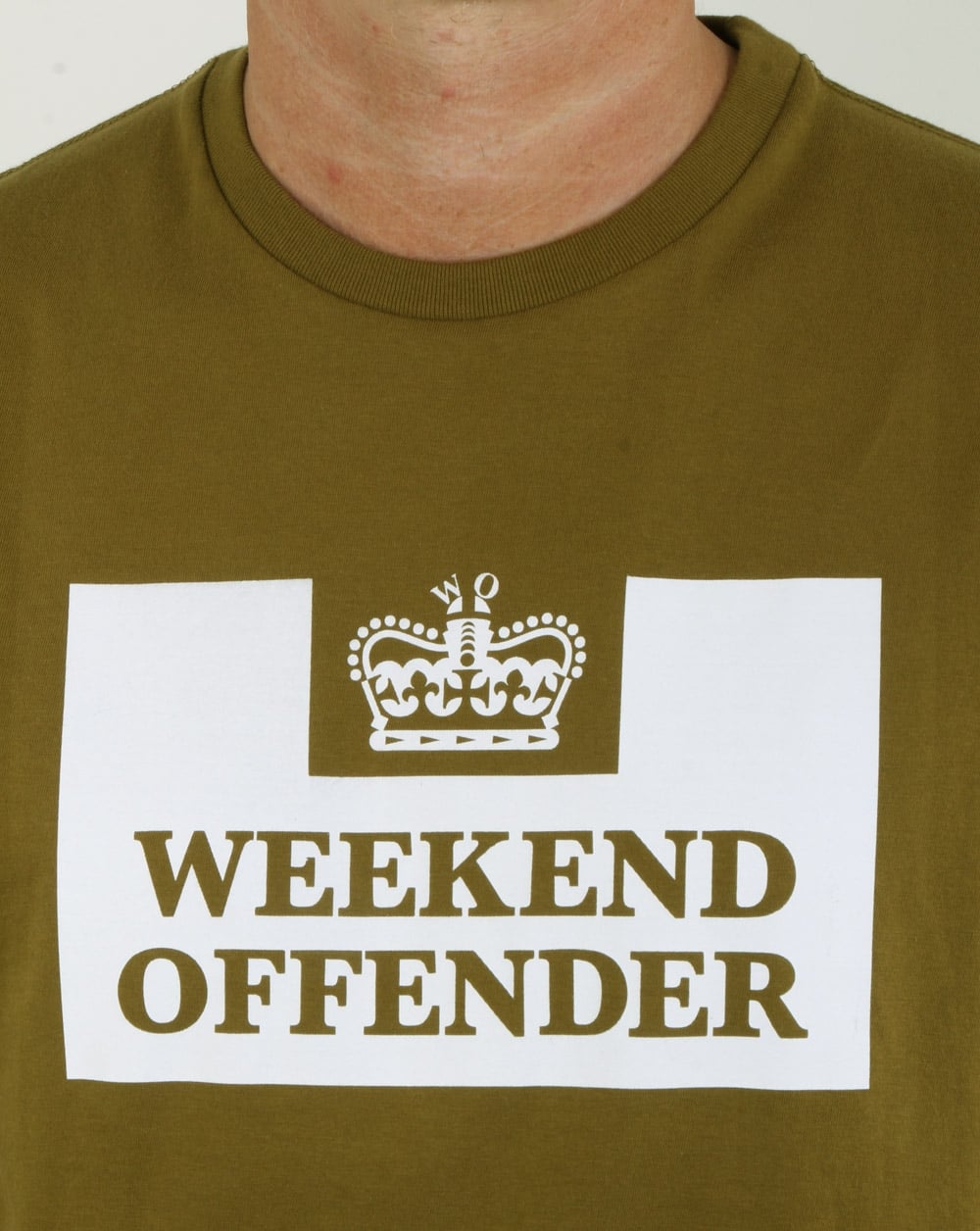 Weekend Offender Prison T-Shirt Oliv
