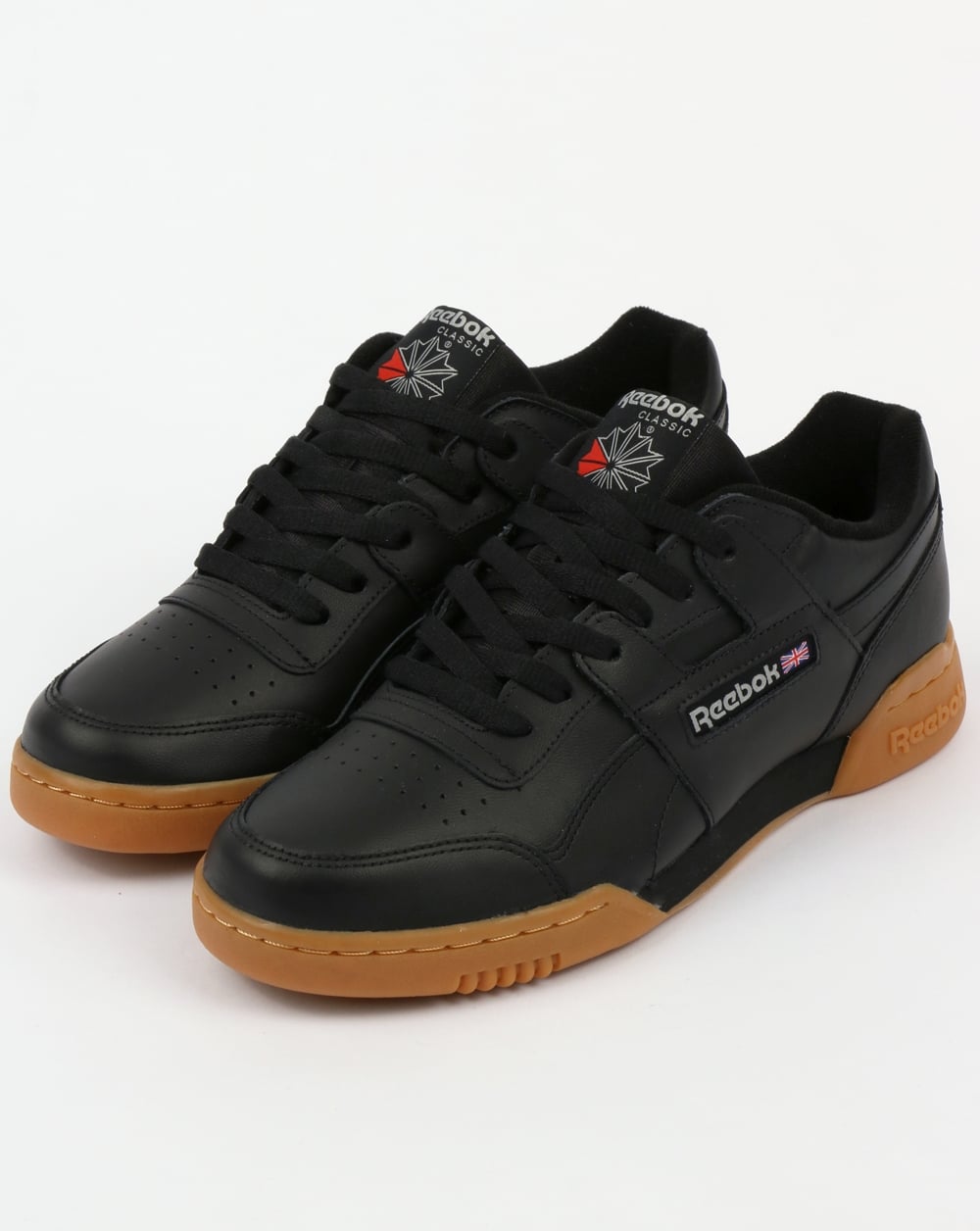 Reebok Workout Plus Turnschuhe Schwarz/Carbon/Gummi