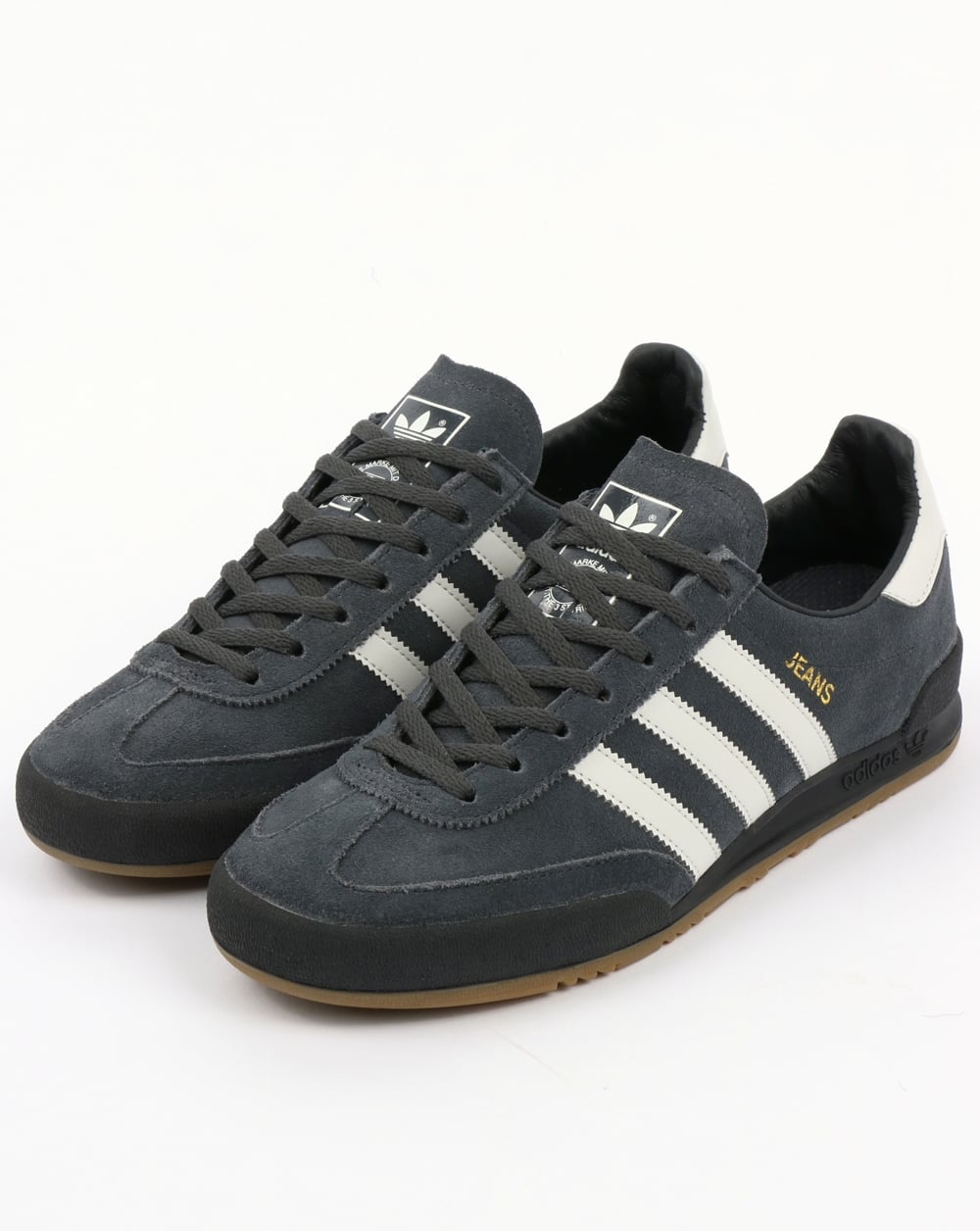 Adidas Jeans Trainers seltene Dunkelgrau