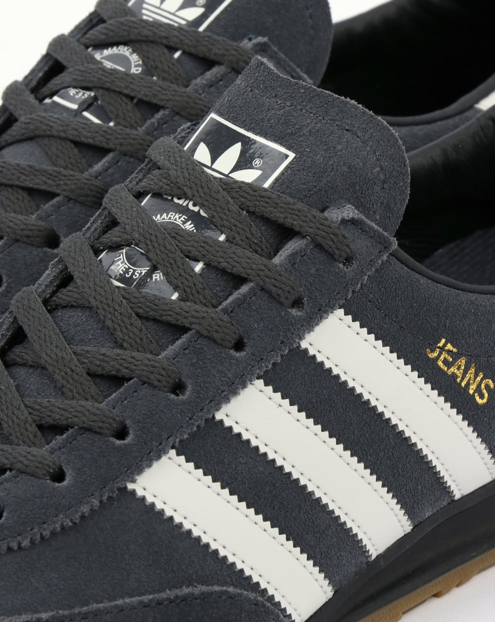 Adidas Jeans Trainers seltene Dunkelgrau