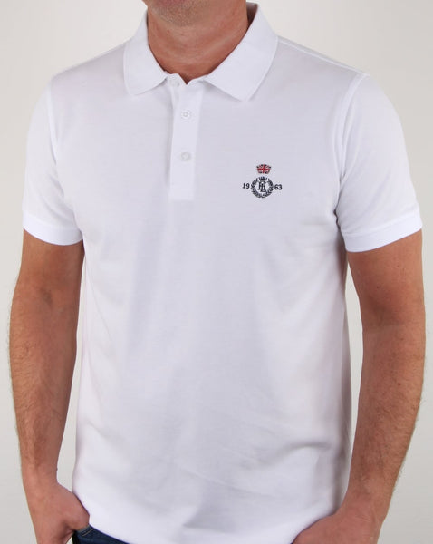 Henri Lloyd Benton Branded Polo Shirt White