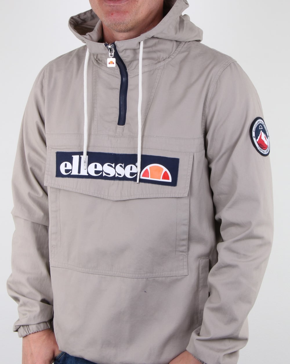 Ellesse – Mont Canvas-Jacke in Grau