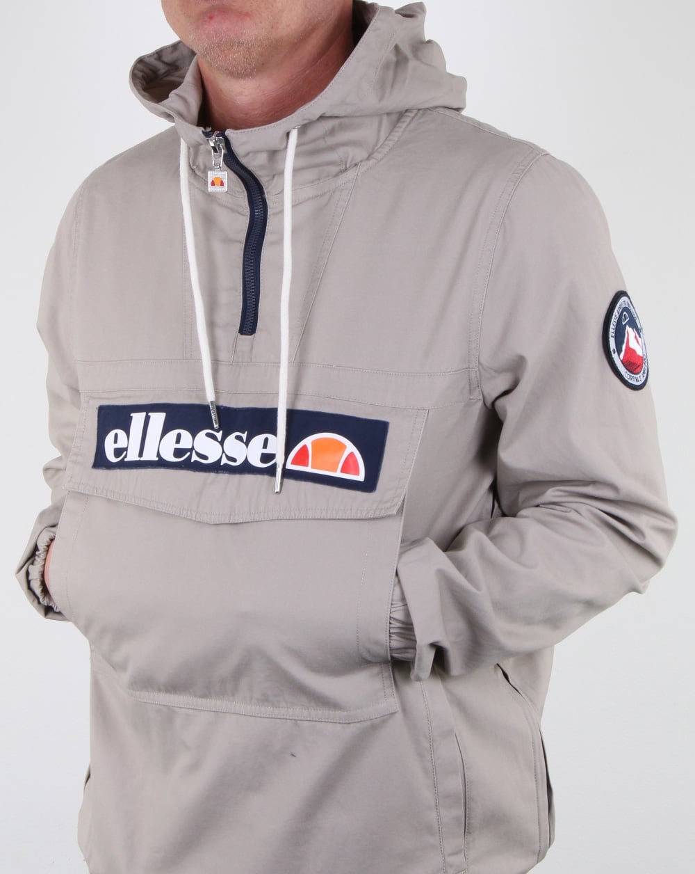 Ellesse – Mont Canvas-Jacke in Grau