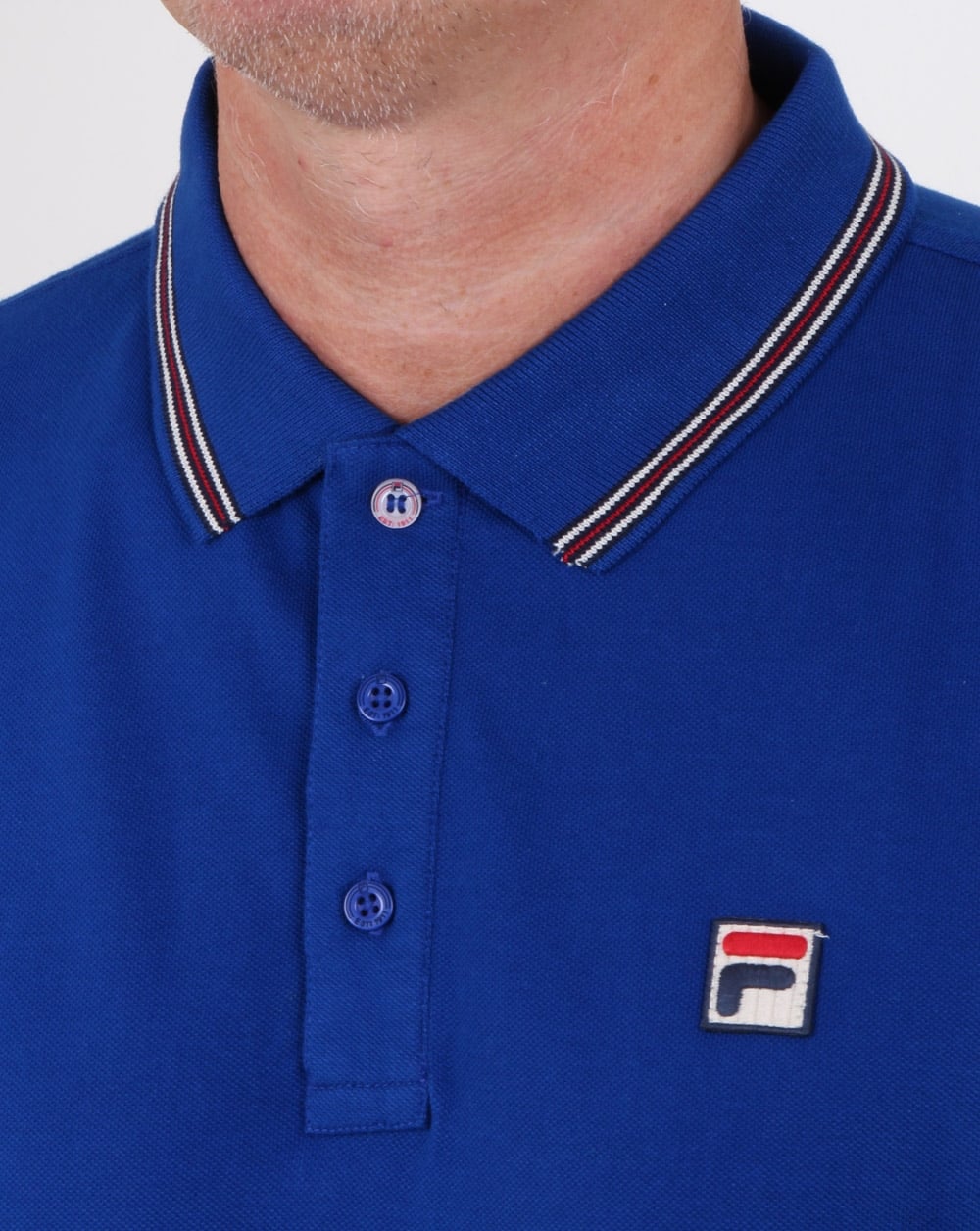 Fila Vintage Matcho 4 Poloshirt Königsblau