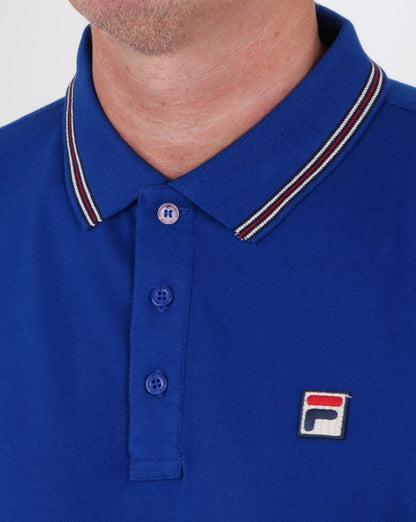 Fila Vintage Matcho 4 Poloshirt Königsblau