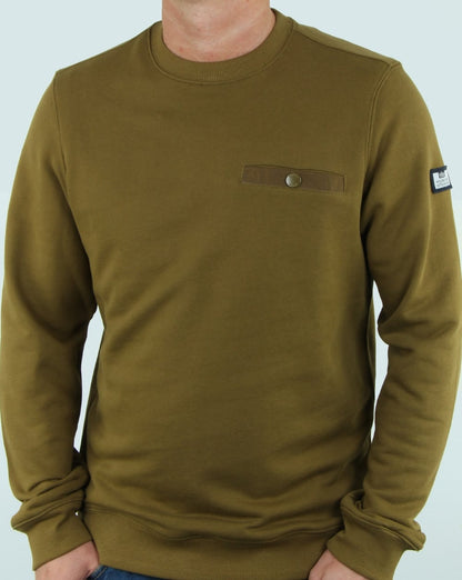 Weekend Offender Eliot Sweatshirt Oliv