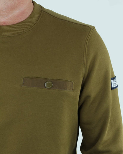 Weekend Offender Eliot Sweatshirt Oliv