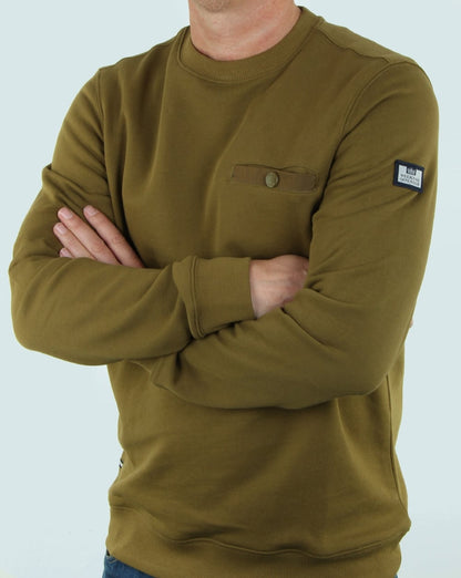 Weekend Offender Eliot Sweatshirt Oliv