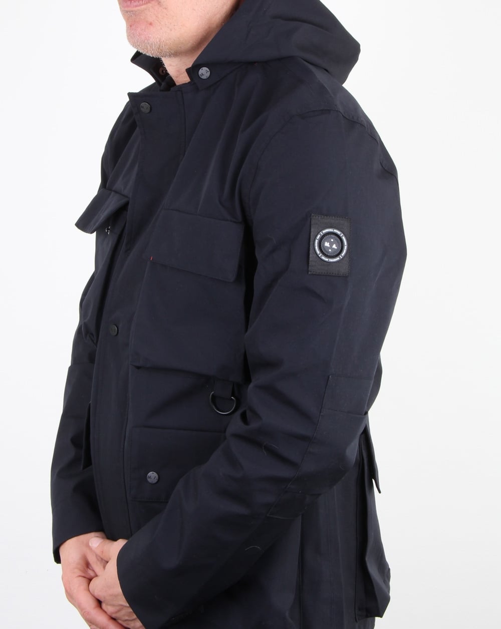 Marshall Artist 3l Bonded Field Jacket Navy
