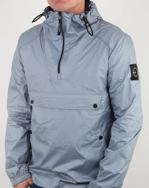 Marshall Artist Micro Ripstop Half Zip Jacket Sky