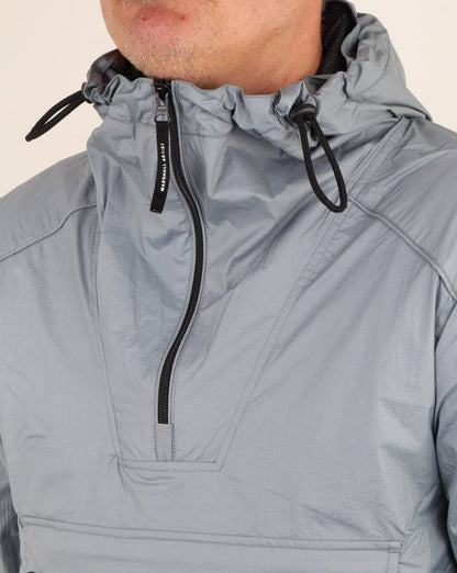 Marshall Artist Micro Ripstop Half Zip Jacke Himmelblau