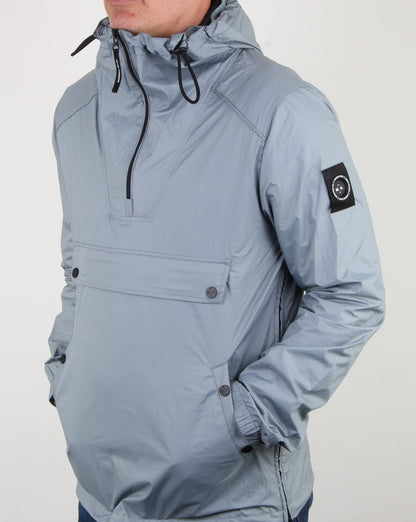 Marshall Artist Micro Ripstop Half Zip Jacke Himmelblau