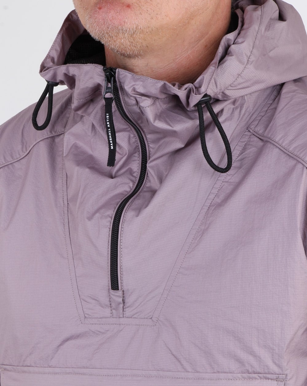 Marshall Artist Micro Ripstop Half Zip Jacke Rosa
