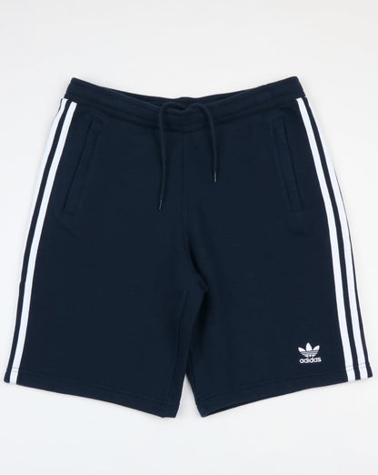 Adidas Originals – Marineblaue Shorts mit 3 Streifen