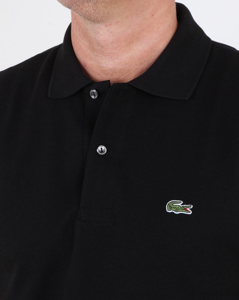 Lacoste Klassisches Poloshirt Schwarz