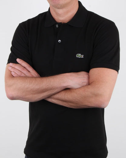 Lacoste Klassisches Poloshirt Schwarz