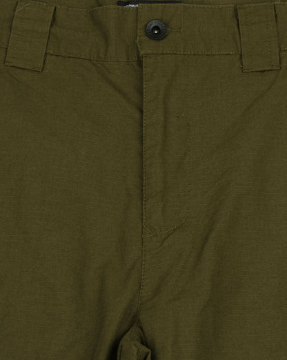 Marshall Artist – Ripstop-Cargo-Shorts im Kampfstil in Khaki