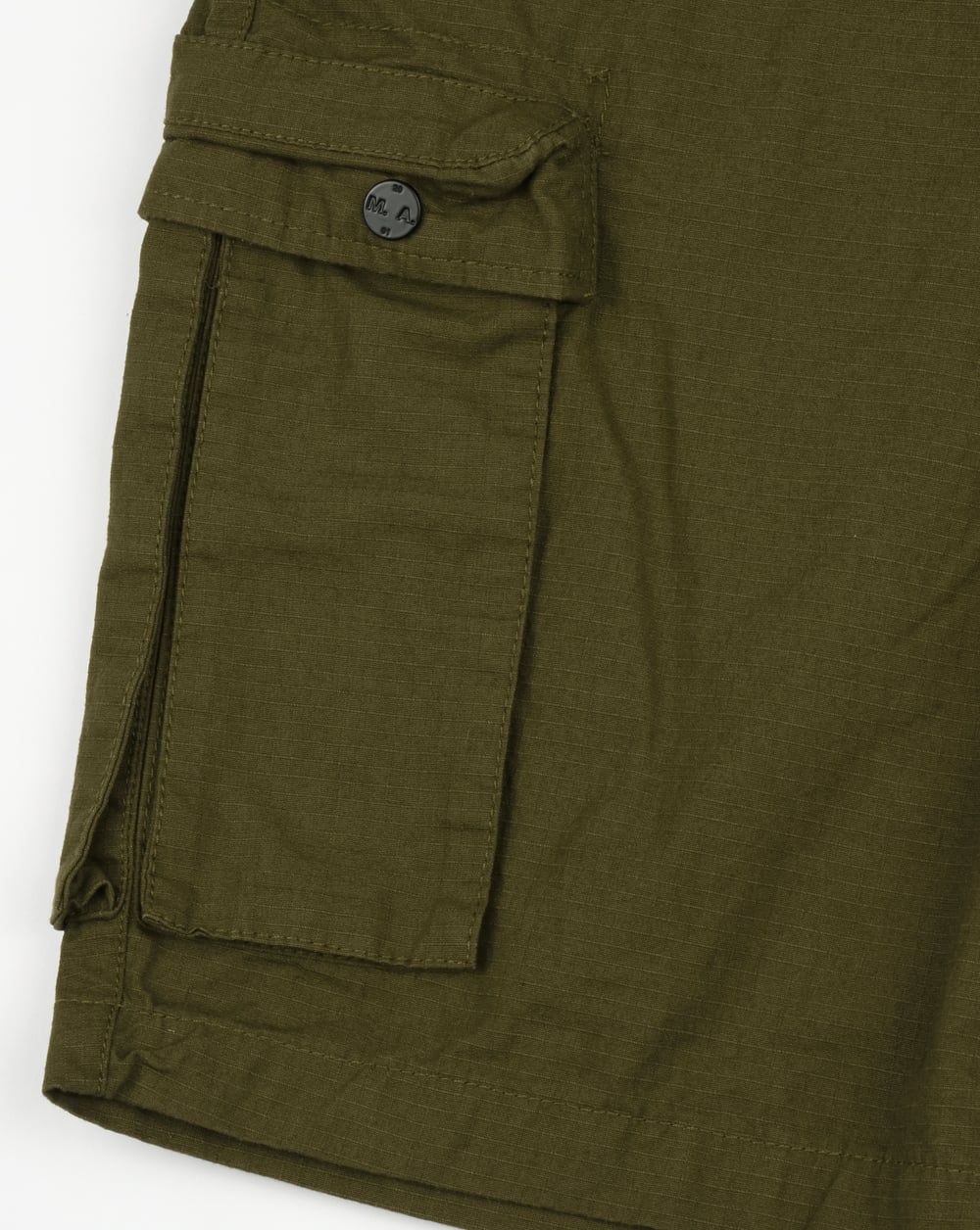 Marshall Artist – Ripstop-Cargo-Shorts im Kampfstil in Khaki