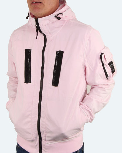 Marshall Artist Garment Dyed Bomberjacke Rosa
