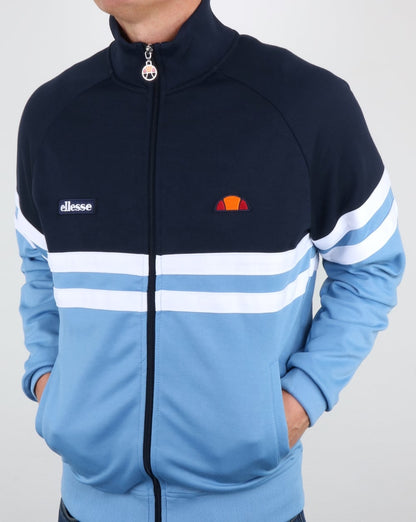 Ellesse Rimini Trainingsjacke Marineblau/Stahlblau