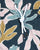 Pretty Green Leaf Print Swim Shorts Navy