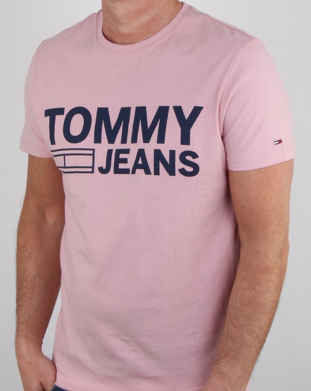 Tommy Hilfiger Logo T-Shirt Rosa
