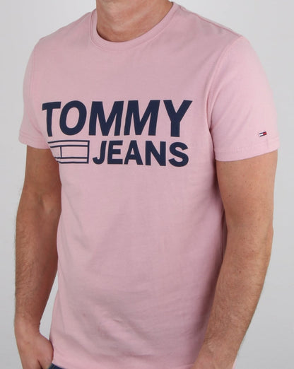 Tommy Hilfiger Logo T-Shirt Rosa